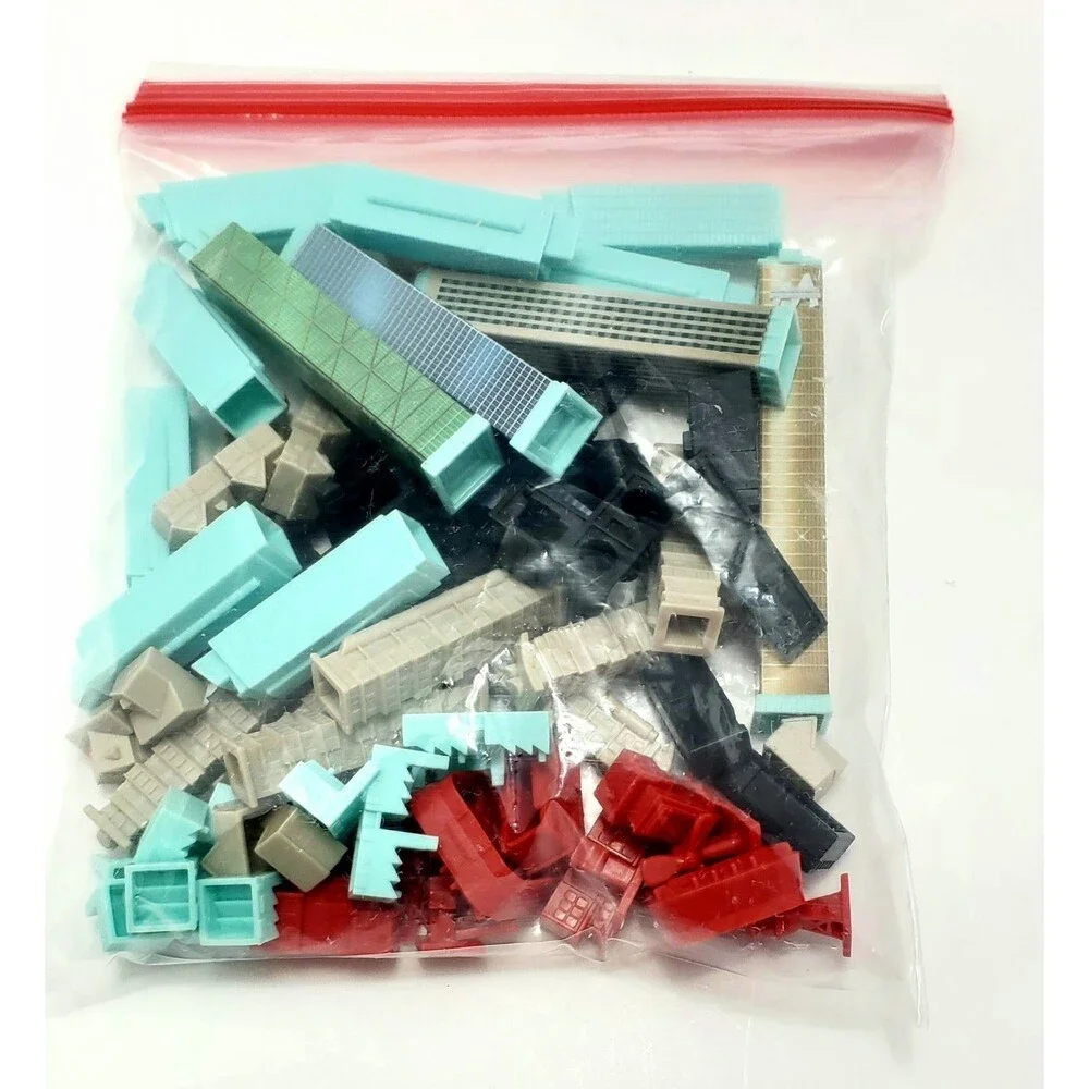 Monopoly City Replacement Buildings Lot Towers Stadiums Hazards Houses Parts Lot